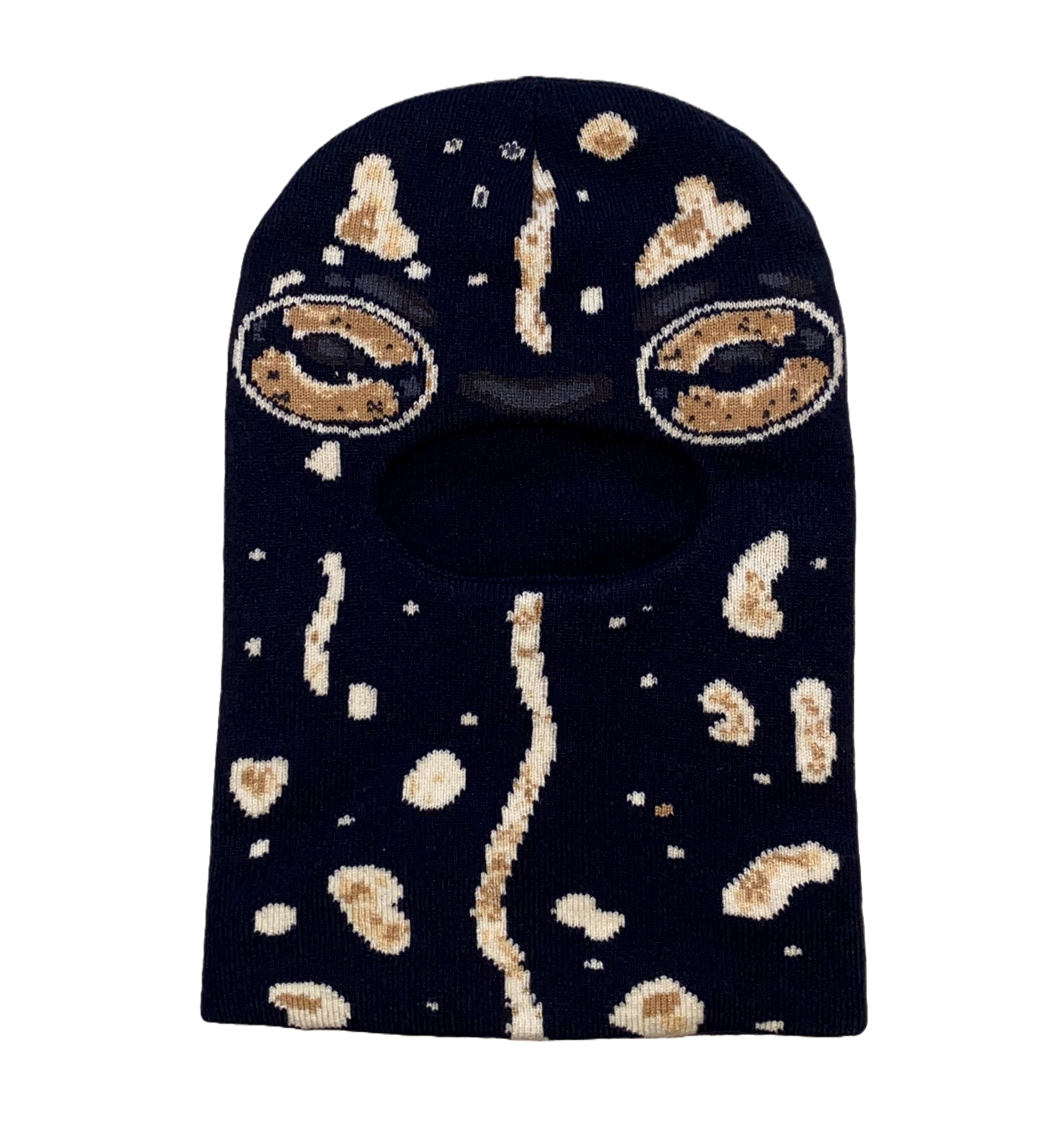 帽子 Two Frogs Knit Frog Balaclava Black Toad Knit Frog Balaclava - Black Toad – Two Frogs