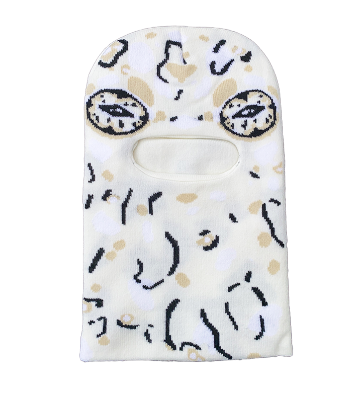 Knit Frog Balaclava - Gray Treefrog