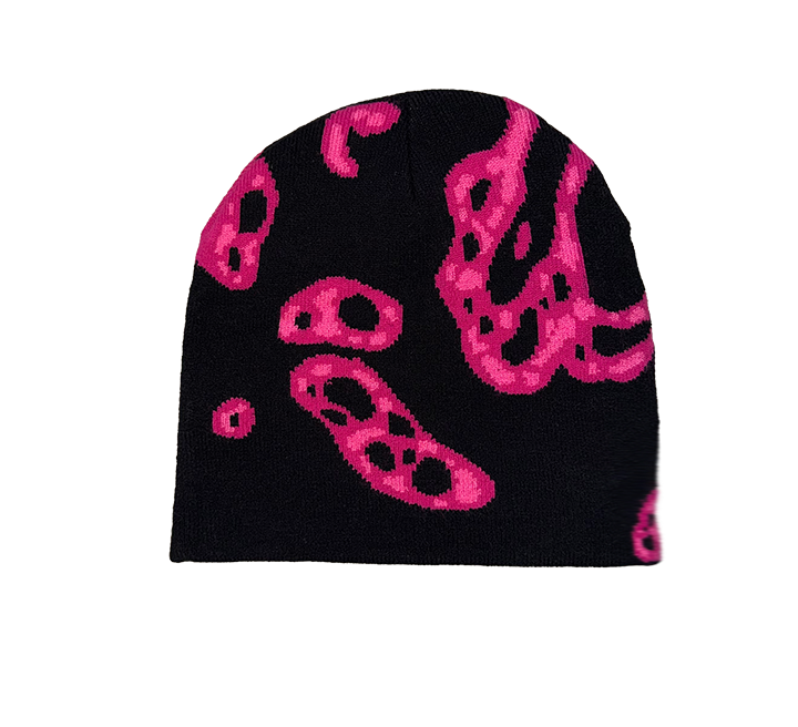 Knit Frog Beanie - Harlequin Toad