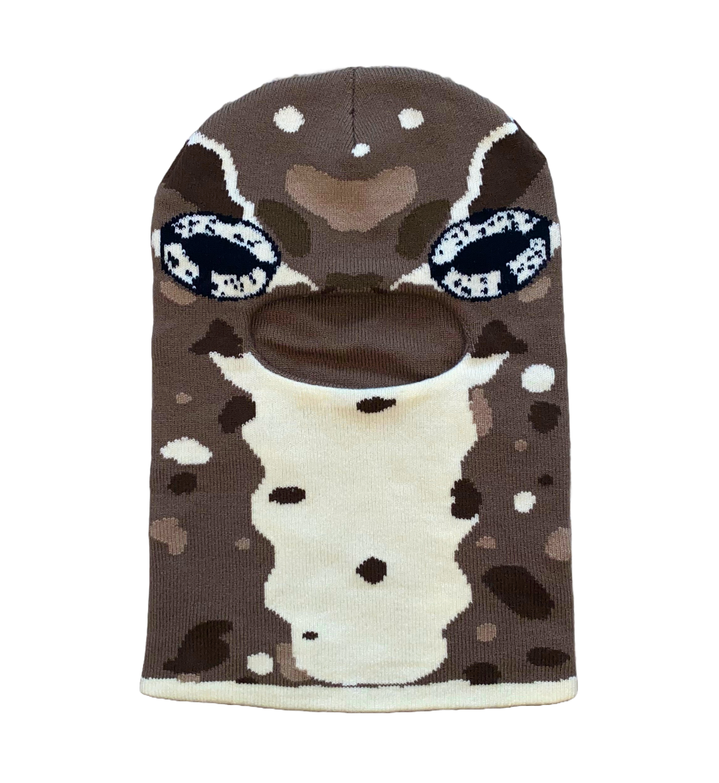 帽子 Two Frogs Knit Frog Balaclava Black Toad Knit Frog Balaclava - Japanese Toad – Two Frogs