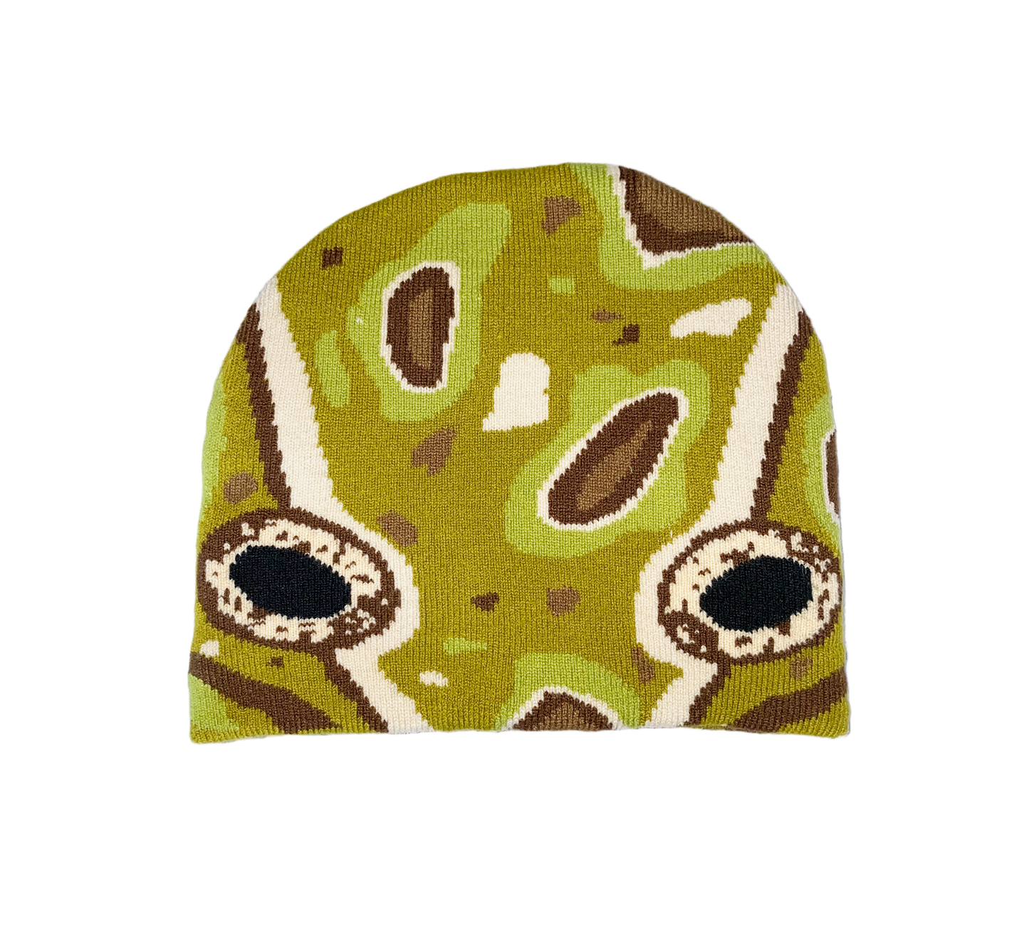 Knit Frog Beanie - Leopard frog