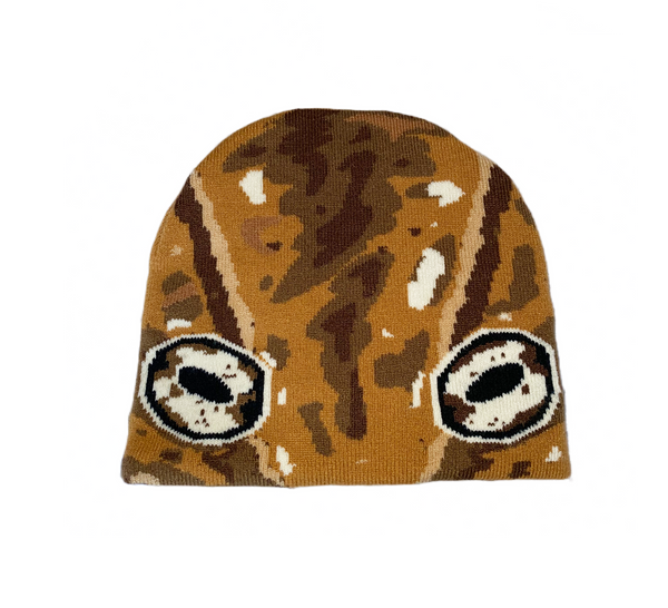 Knit Frog Beanie - Wood frog – Two Frogs