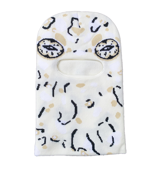 Knit Frog Balaclava - Gray Treefrog
