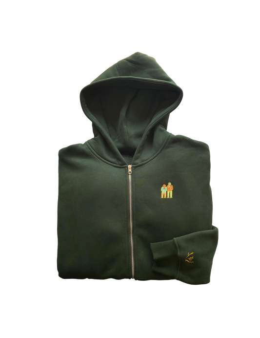 Green Heavyweight Frog Hoodie