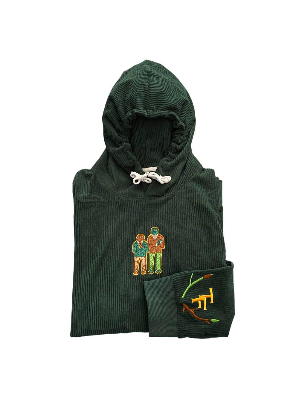 Green Corduroy Frog Hoodie – Two Frogs